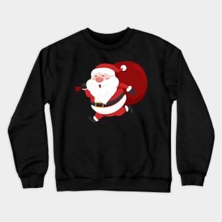 Cute santa claus for christmas day Crewneck Sweatshirt